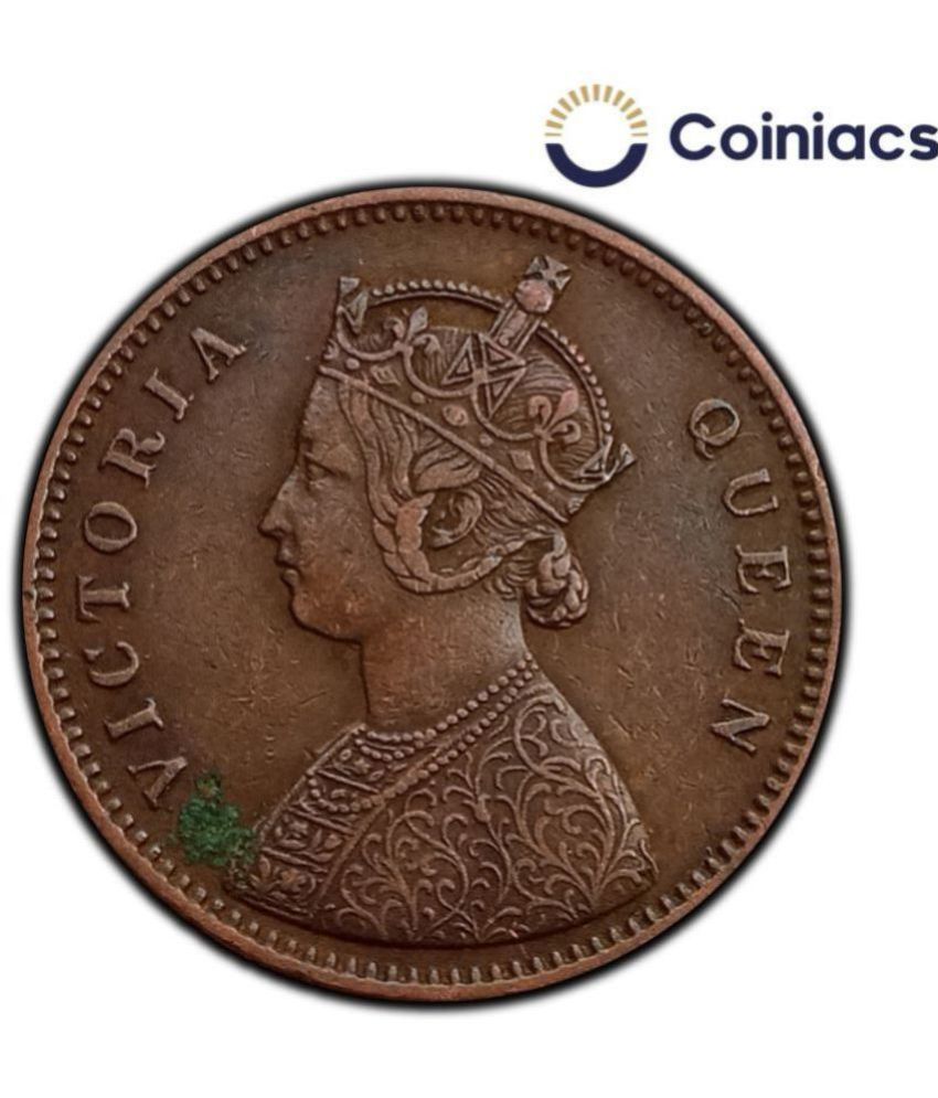     			Coiniacs - One Quarter Anna 1862 Victoria Queen 1 Numismatic Coins