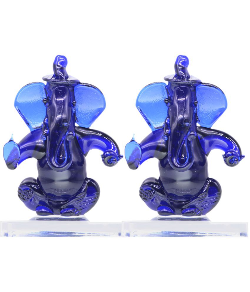     			JMALL - Glass Lord Ganesha 6 cm Idol