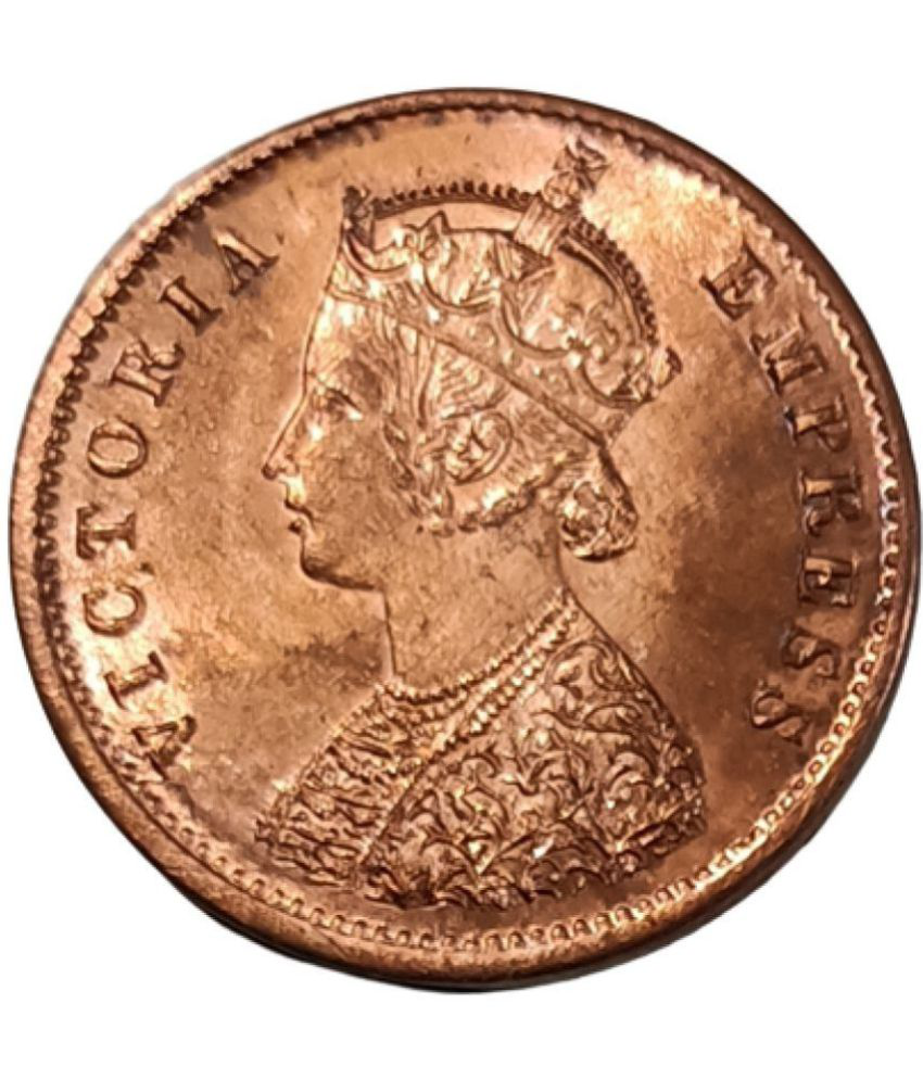     			SUPER ANTIQUES GALLERY - QUARTER ANNA COIN BIKANIR STATE 1895 1 Numismatic Coins