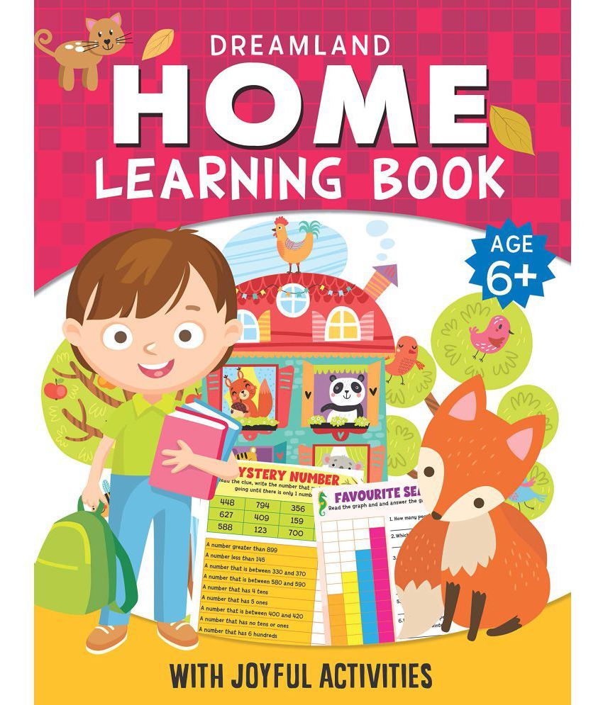     			Home Learning Book With Joyful Activities - 6+ : Interactive & Activity  Children Book by Dreamland Publications 9789389281316