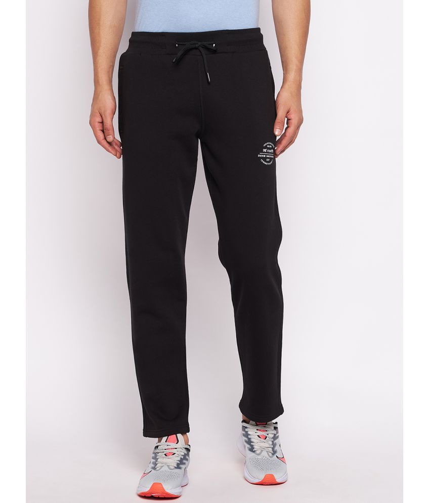     			98 Degree North - Black Fleece Men's Trackpants ( Pack of 1 )