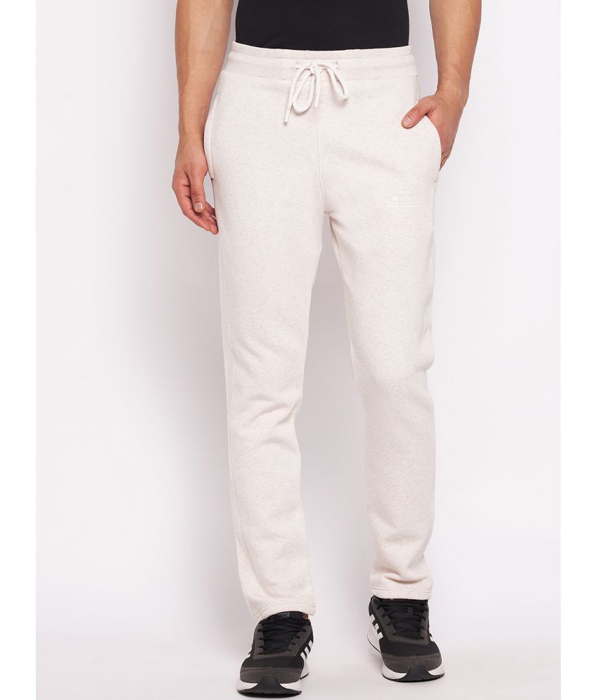     			98 Degree North - White Fleece Men's Trackpants ( Pack of 1 )