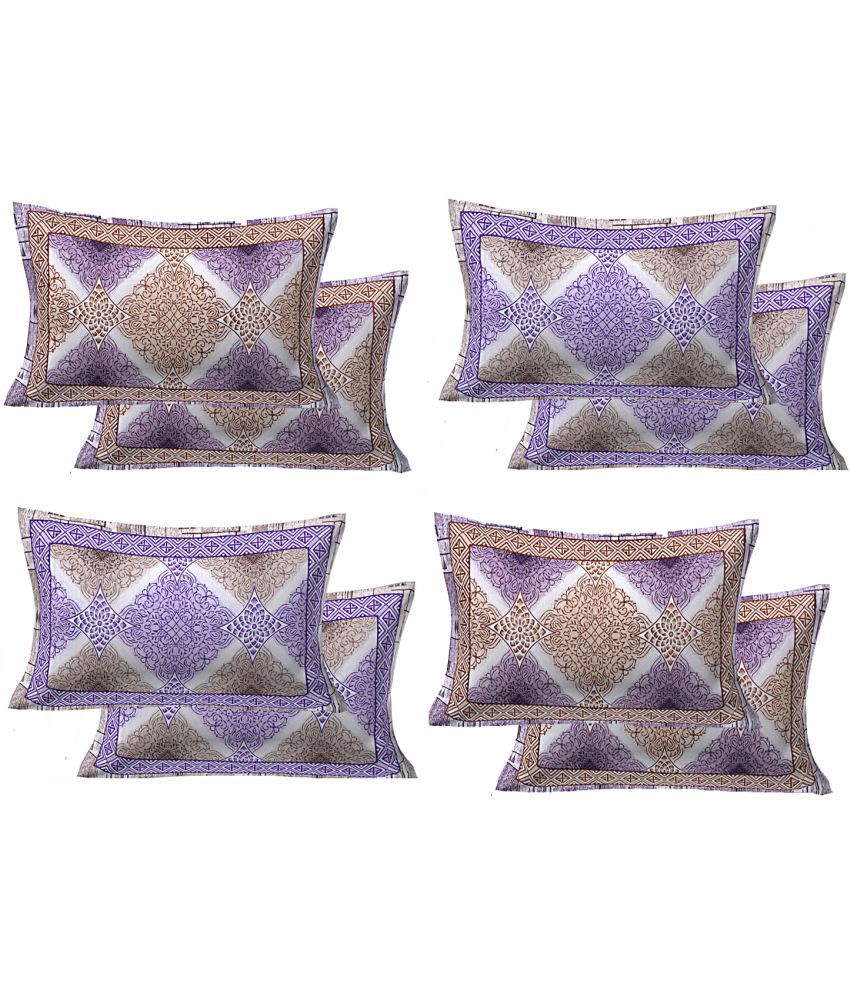     			AJ Home - Regular Multi Cotton Pillow Covers 71*46*1 ( Pack of 8 )