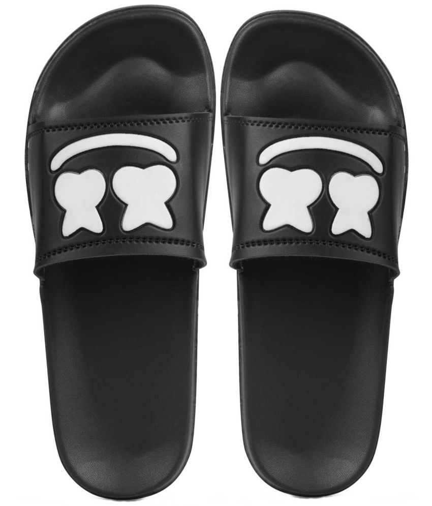     			Monoction - Black Men's Slide Flip Flop