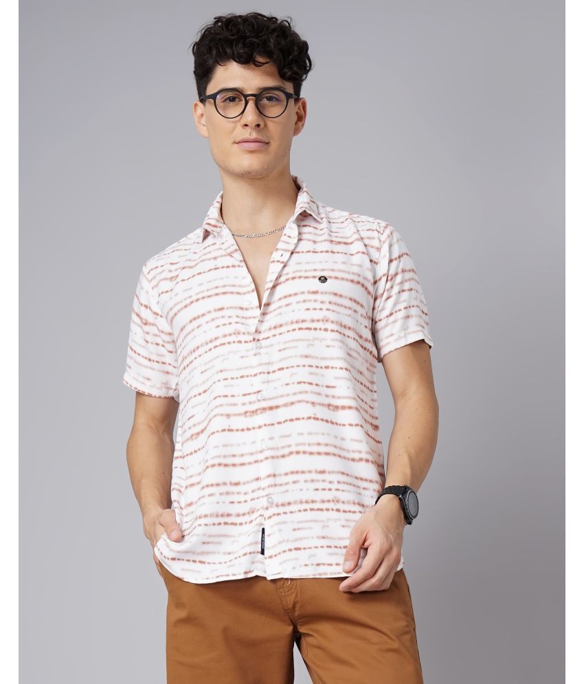     			Paul Street - Brown Rayon Slim Fit Men's Casual Shirt ( Pack of 1 )