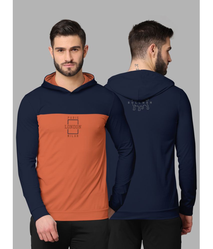     			BULLMER - Navy Cotton Blend Regular Fit Men's Sweatshirt ( Pack of 1 )
