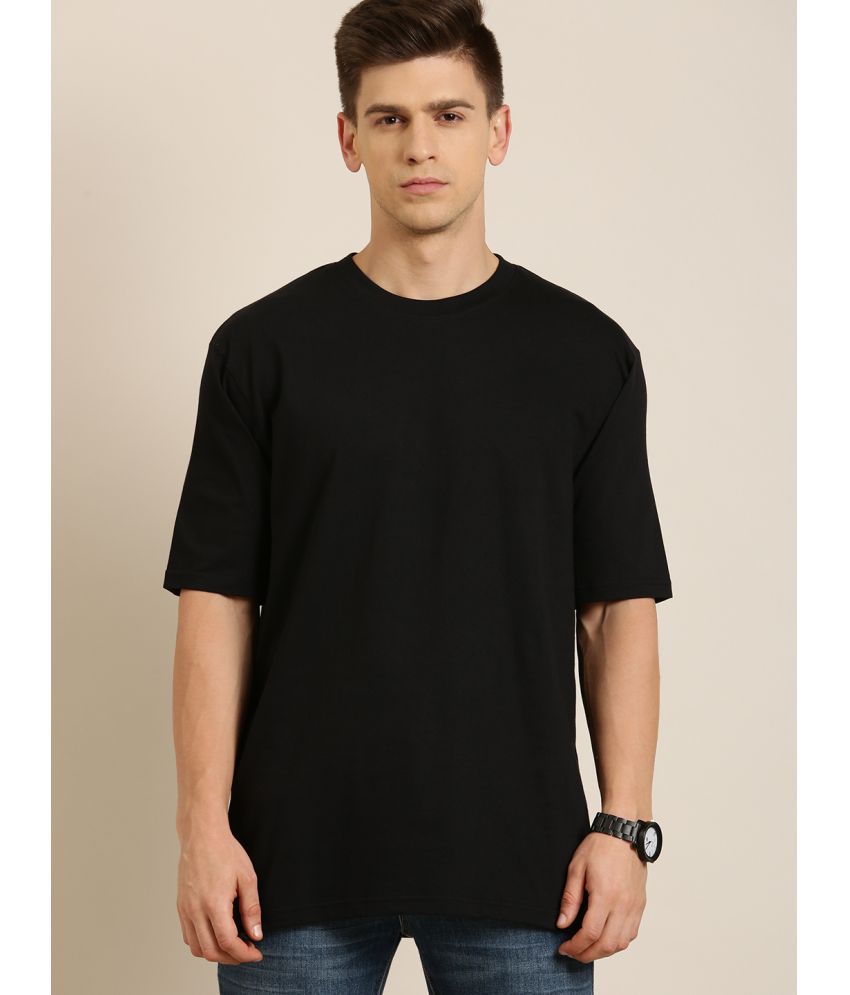     			Dillinger - Black 100% Cotton Oversized Fit Men's T-Shirt ( Pack of 1 )
