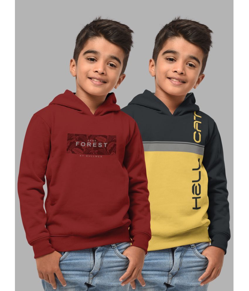     			HELLCAT - Multi Color Cotton Blend Boys Sweatshirt ( Pack of 2 )