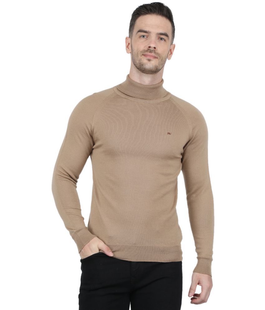     			Monte Carlo - Beige Woollen Men's Pullover Sweater ( Pack of 1 )