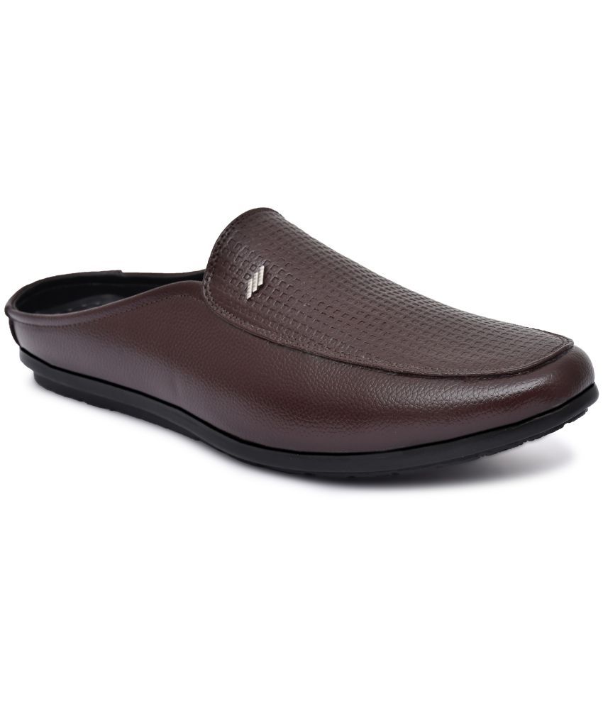     			SHUAN - Brown Men's Mules Shoes