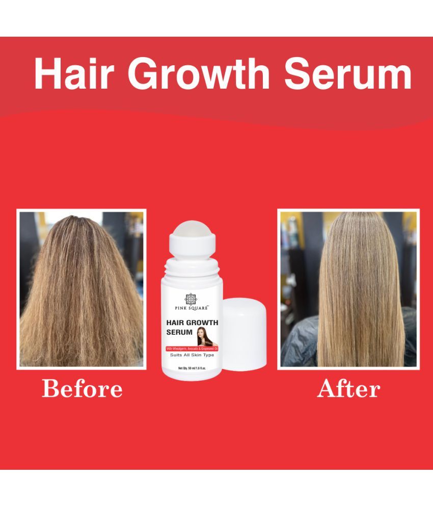     			pink square Roll On Hair Serum Hair Serum 50 mL