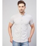 Gritstones - Grey Melange Cotton Blend Regular Fit Men's Casual Shirt ( Pack of 1 )