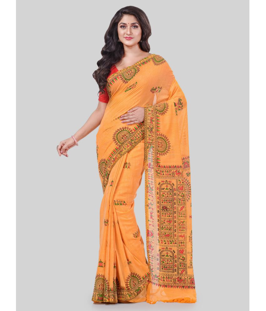     			Desh Bidesh - Multicolour Cotton Saree With Blouse Piece ( Pack of 1 )