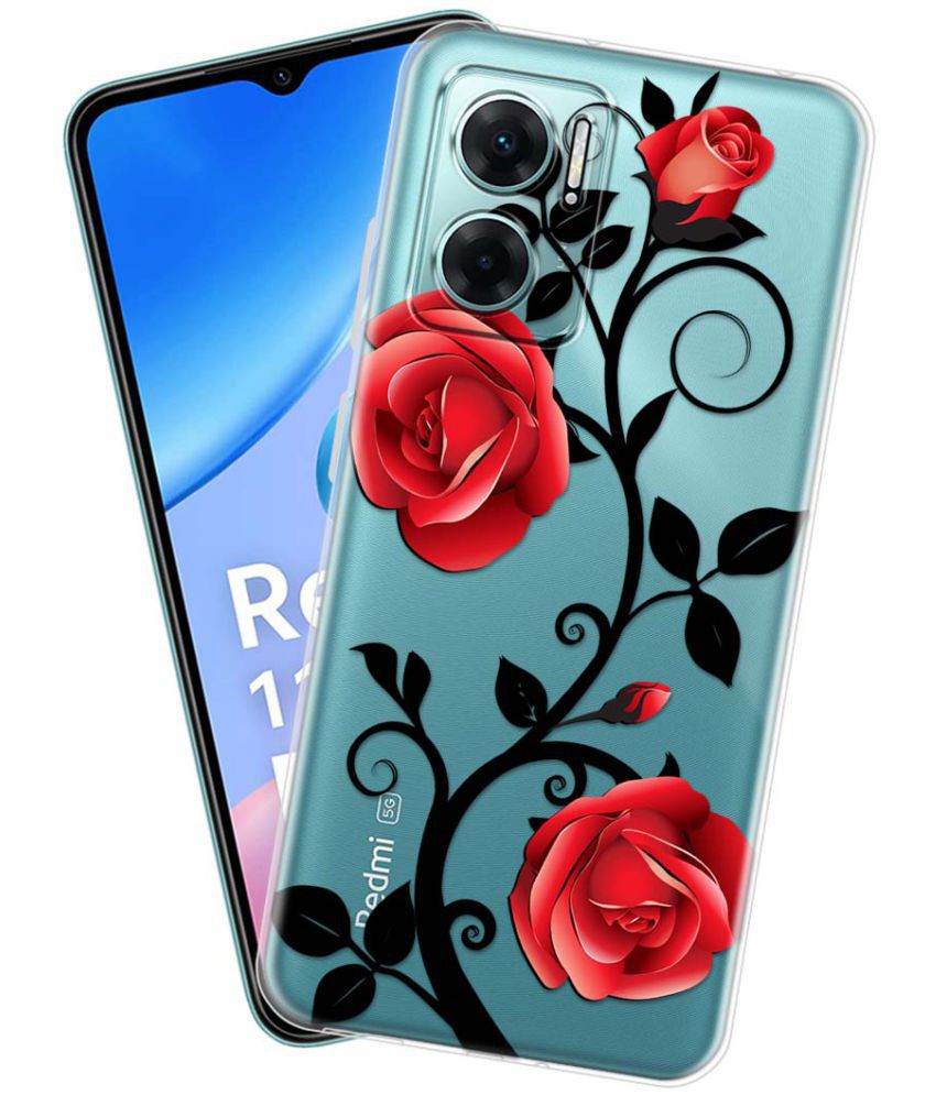     			NBOX - Multicolor Silicon Printed Back Cover Compatible For Redmi 11 Prime 5G ( Pack of 1 )