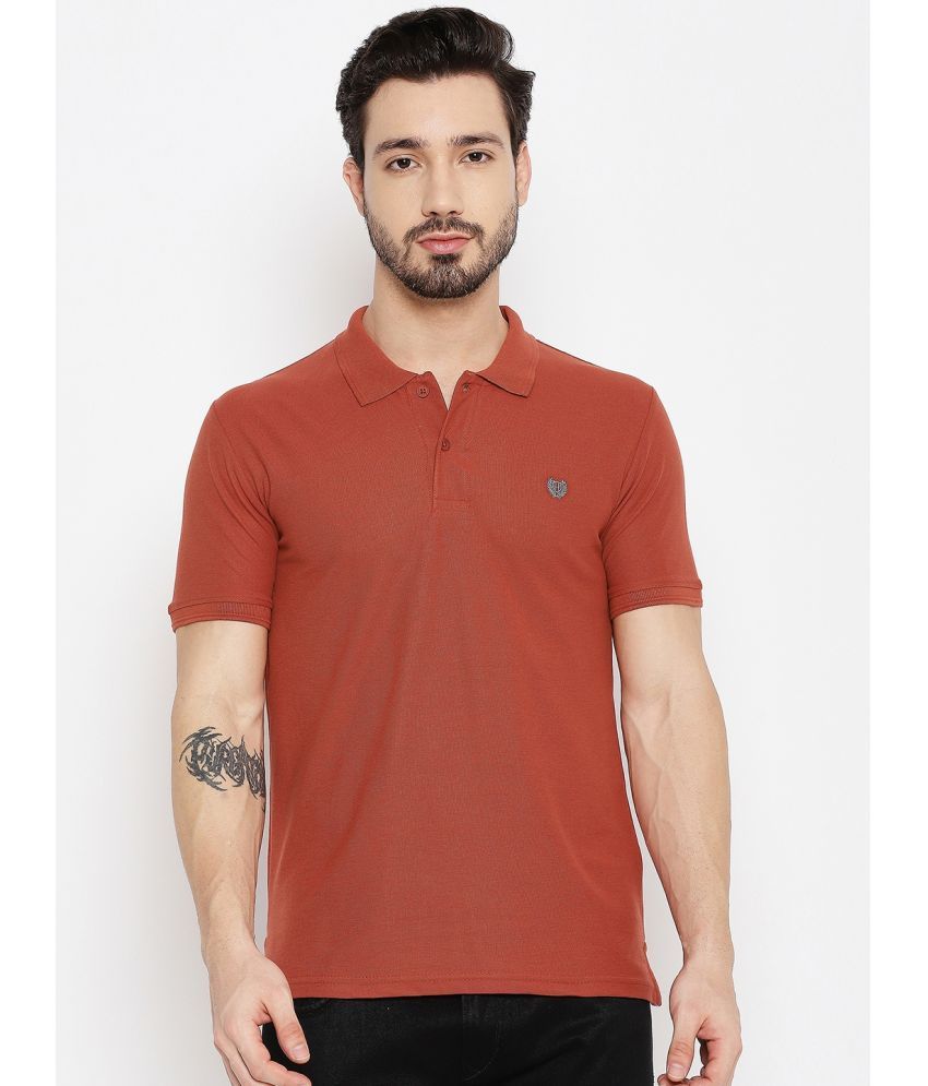     			Duke - Red Cotton Blend Slim Fit Men's Polo T Shirt ( Pack of 1 )