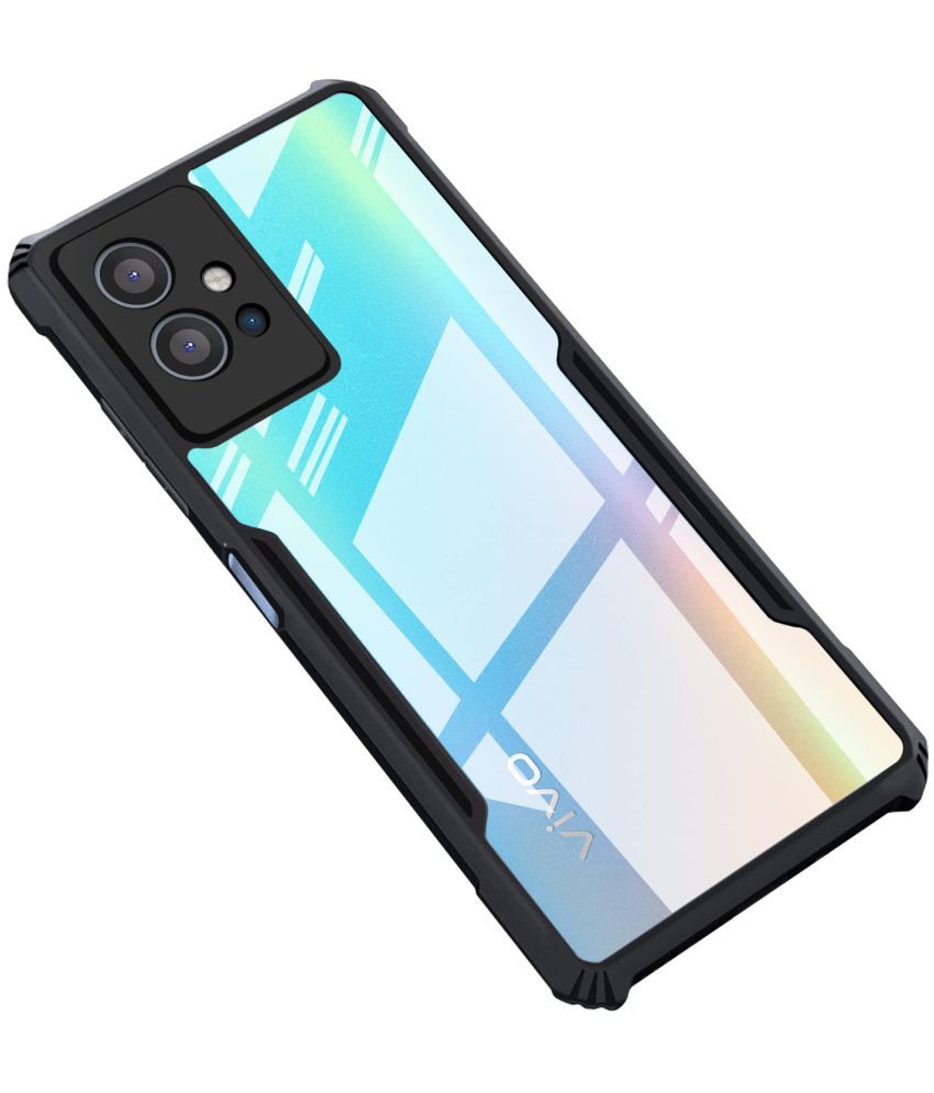     			KOVADO - Black Polycarbonate Shock Proof Case Compatible For Realme C35 ( Pack of 1 )