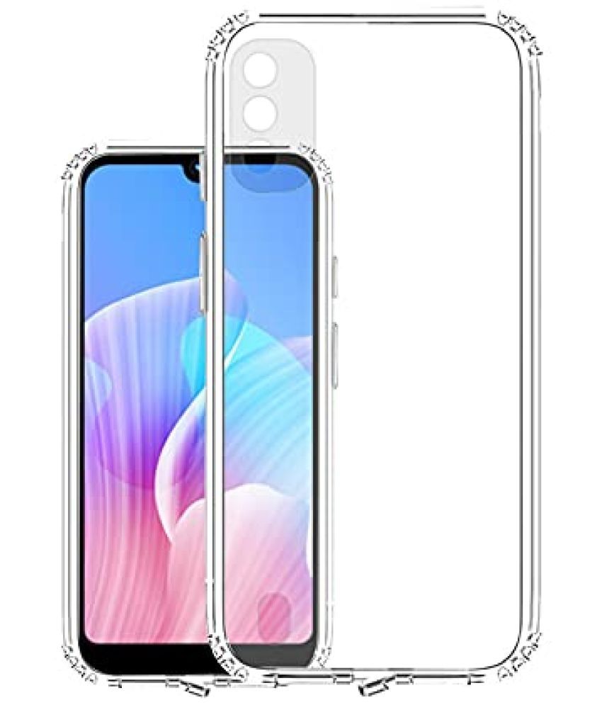     			Kosher Traders - Transparent Silicon Plain Cases Compatible For Itel A26 ( Pack of 1 )