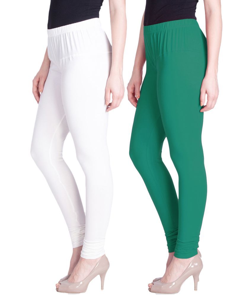     			LYRA - Multicolor Cotton Women's Leggings ( Pack of 2 )