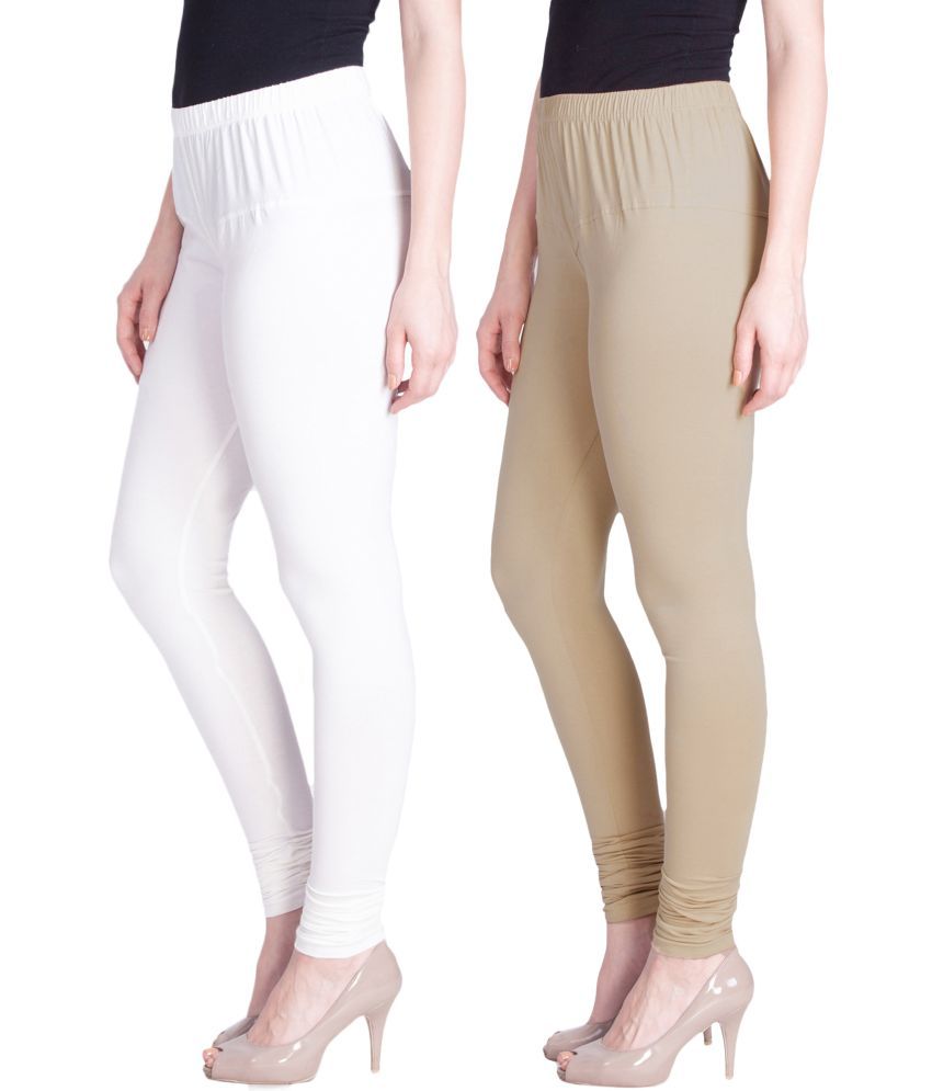     			LYRA - Multicolor Cotton Women's Leggings ( Pack of 2 )