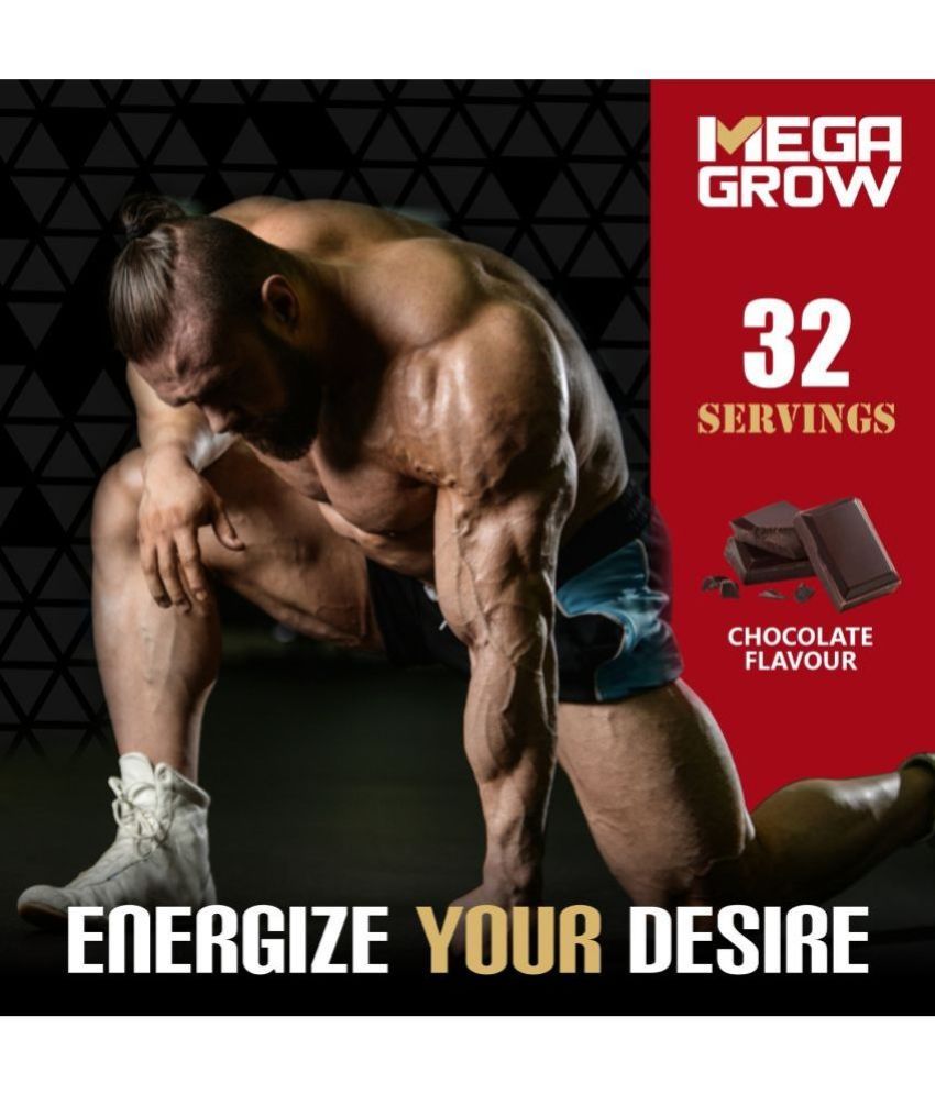 MEGAGROW Isolate for Muscle Growth Whey Protein Powder ( 1 kg