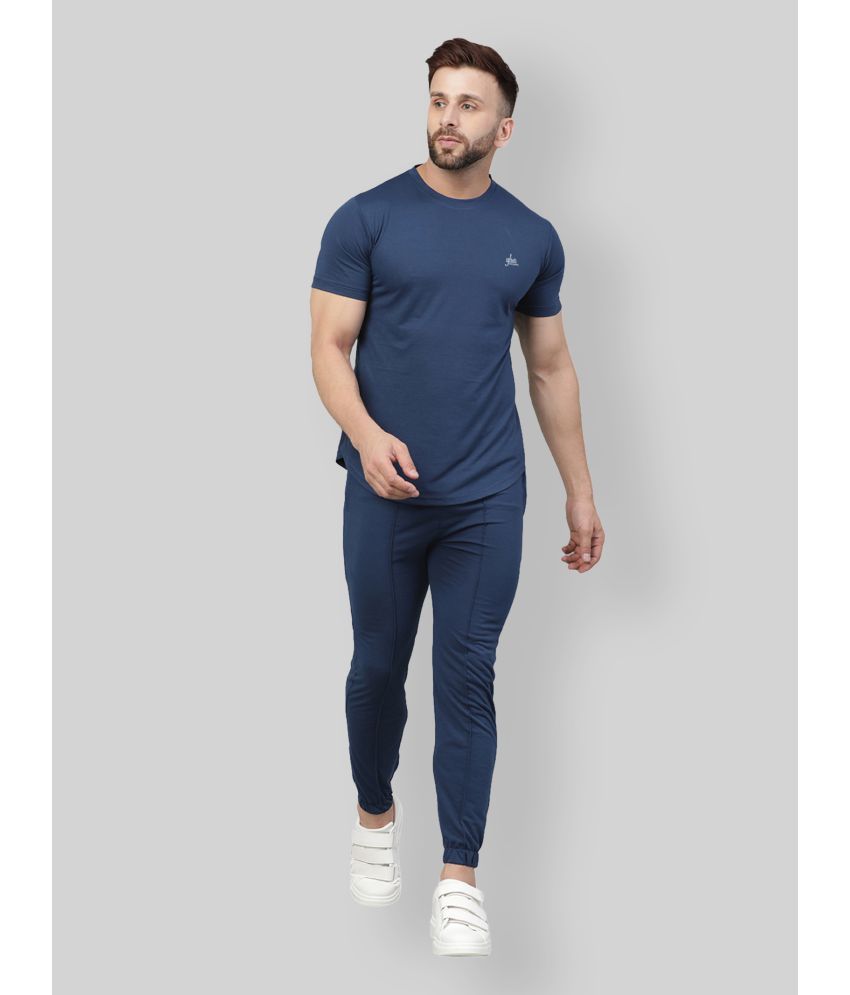 YHA - Blue Polyester Regular Fit Men's Tracksuit ( Pack of 1 )
