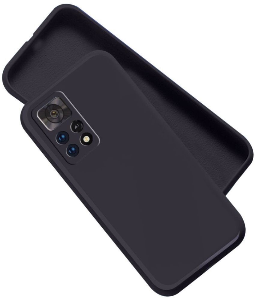    			Artistque - Black Silicon Silicon Soft cases Compatible For Redmi Note 11 Pro Plus 5G ( Pack of 1 )