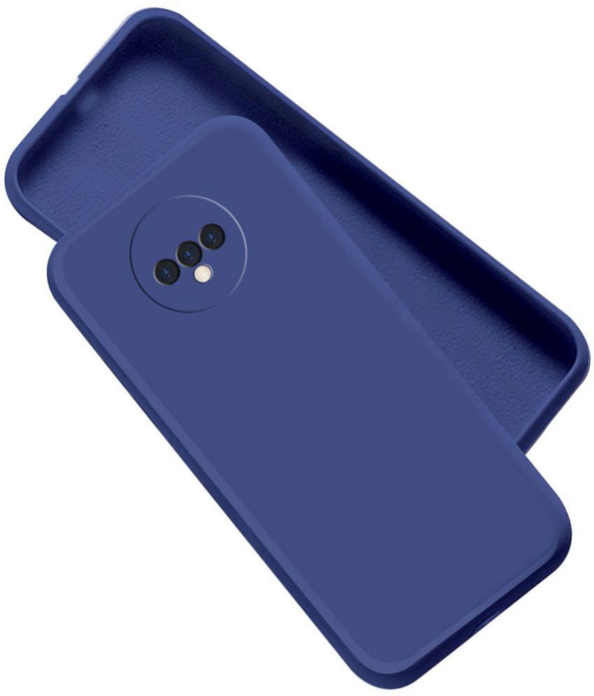     			Artistque - Blue Silicon Silicon Soft cases Compatible For OnePlus 7T ( Pack of 1 )