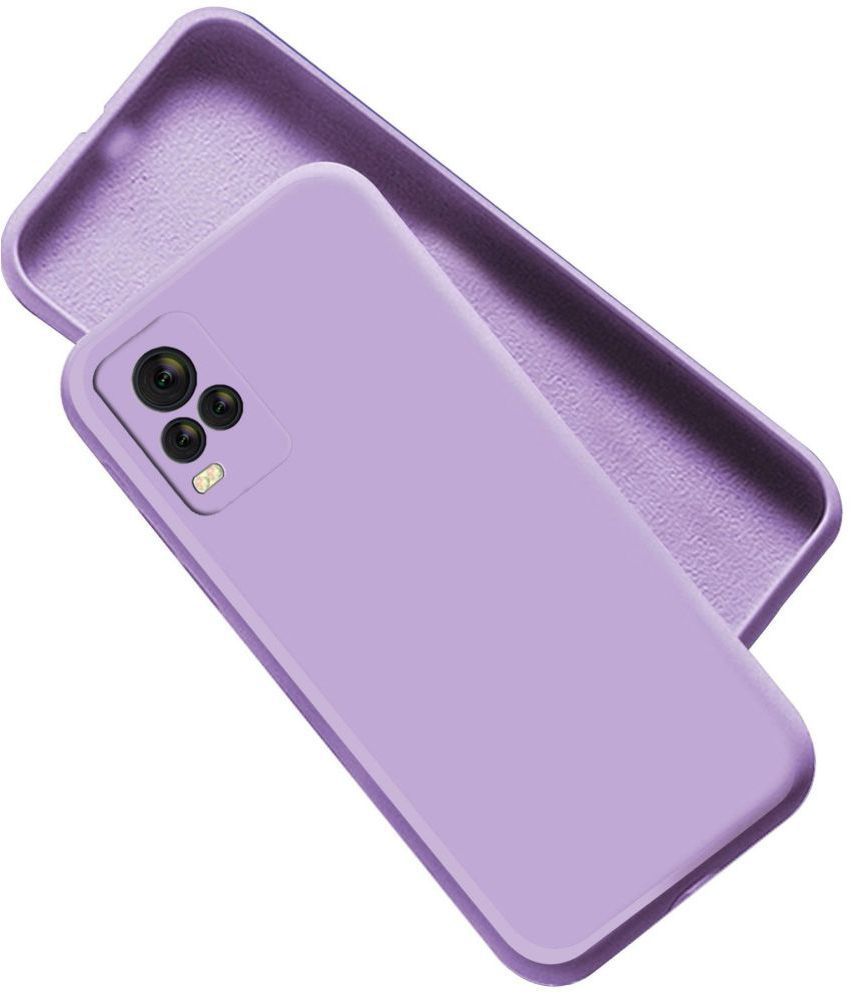     			Artistque - Purple Silicon Silicon Soft cases Compatible For Vivo Y73 ( Pack of 1 )