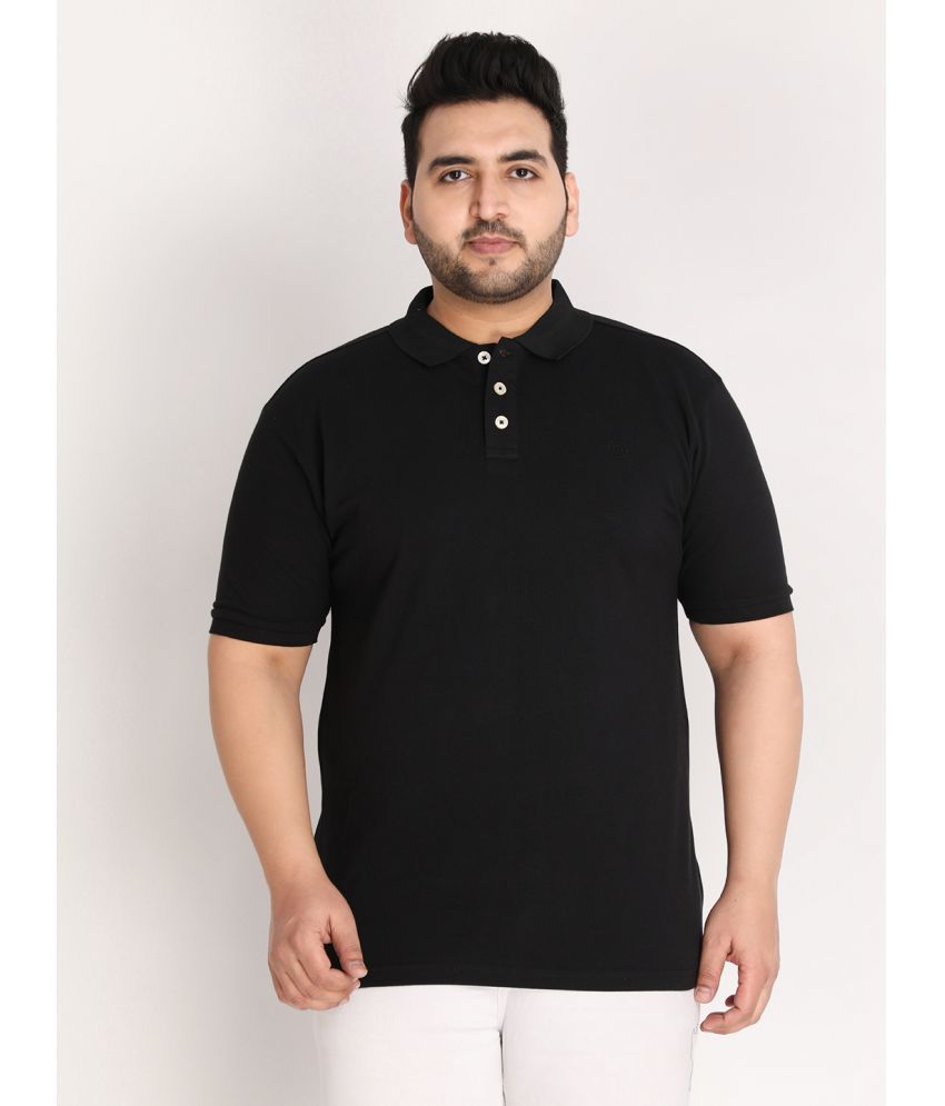     			Chkokko - Black Cotton Blend Regular Fit Men's Polo T Shirt ( Pack of 1 )