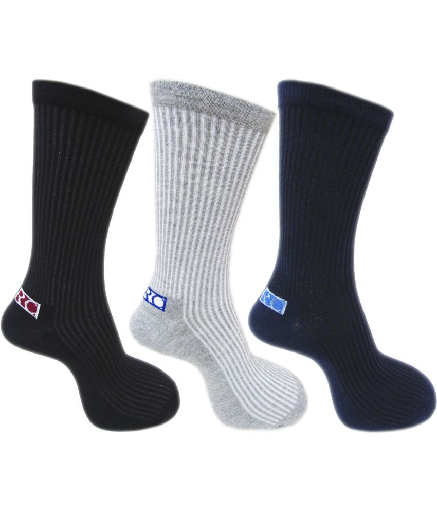     			RC. ROYAL CLASS - Cotton Men's Self Design Multicolor Mid Length Socks ( Pack of 3 )