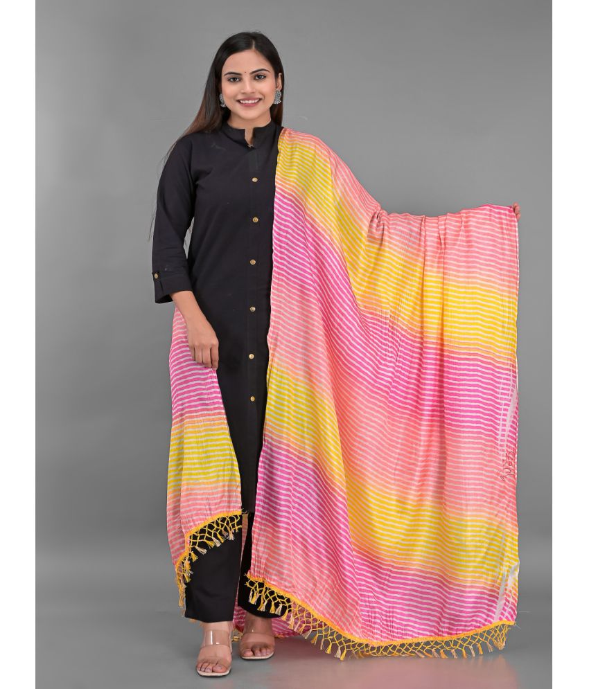     			Anjaneya Creations - Multicoloured Silk Women's Dupatta - ( Pack of 1 )