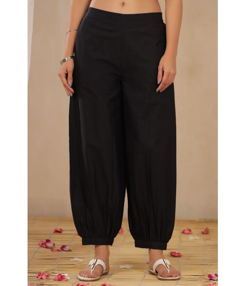     			Juniper - Black Cotton Blend Flared Women's Culottes ( Pack of 1 )