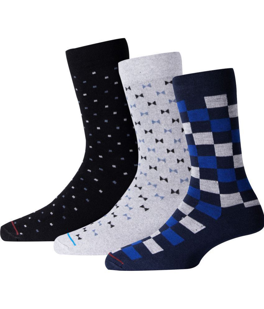     			RC. ROYAL CLASS - Cotton Men's Printed Multicolor Mid Length Socks ( Pack of 3 )