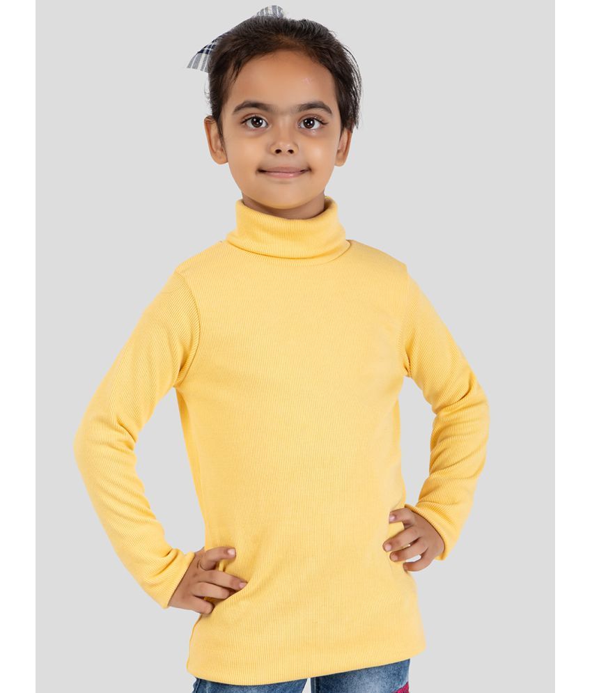     			YHA Single Girls Fleece Sweatshirt ( Light Yellow )