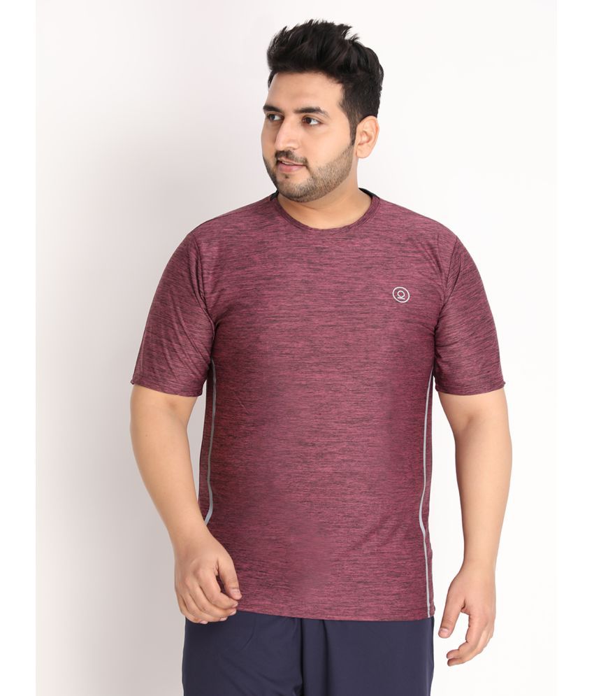     			Chkokko - Magenta Polyester Regular Fit Men's Sports T-Shirt ( Pack of 1 )