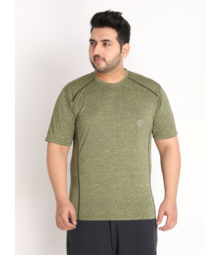     			Chkokko - Olive Polyester Regular Fit Men's Sports T-Shirt ( Pack of 1 )