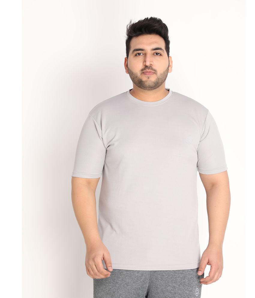     			Chkokko - Silver Polyester Regular Fit Men's Sports T-Shirt ( Pack of 1 )