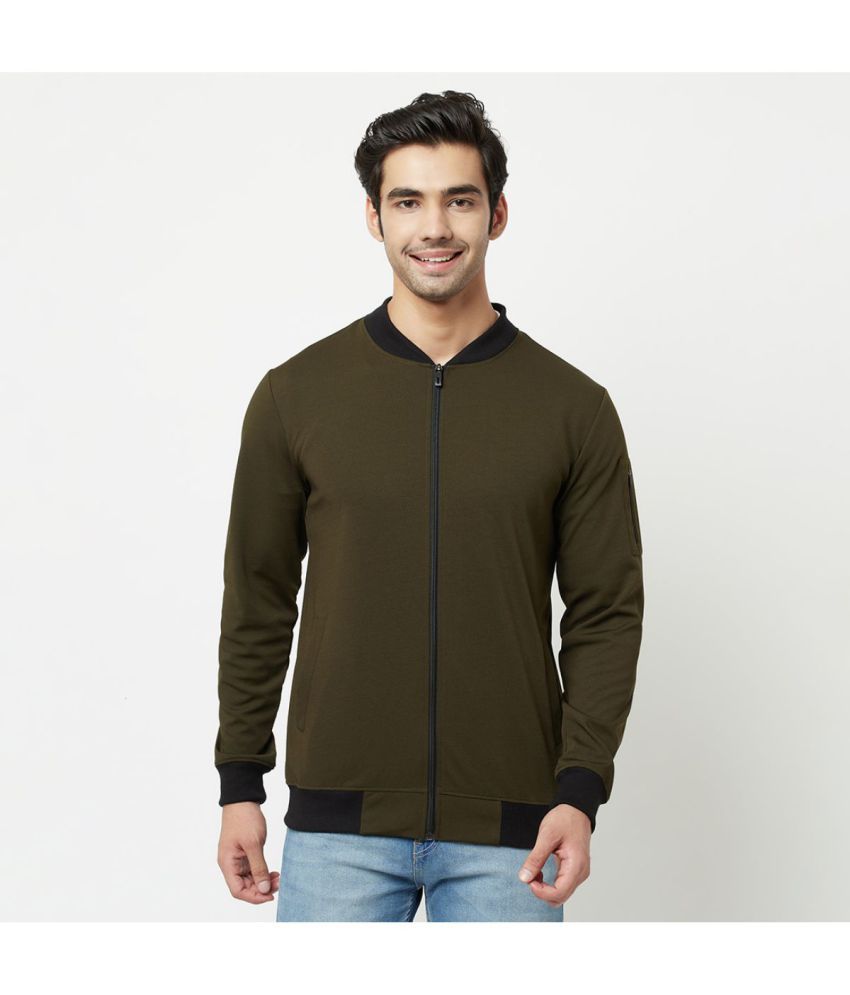     			Glito - Olive Polyester Blend Relaxed Fit Men's Casual Jacket ( Pack of 1 )