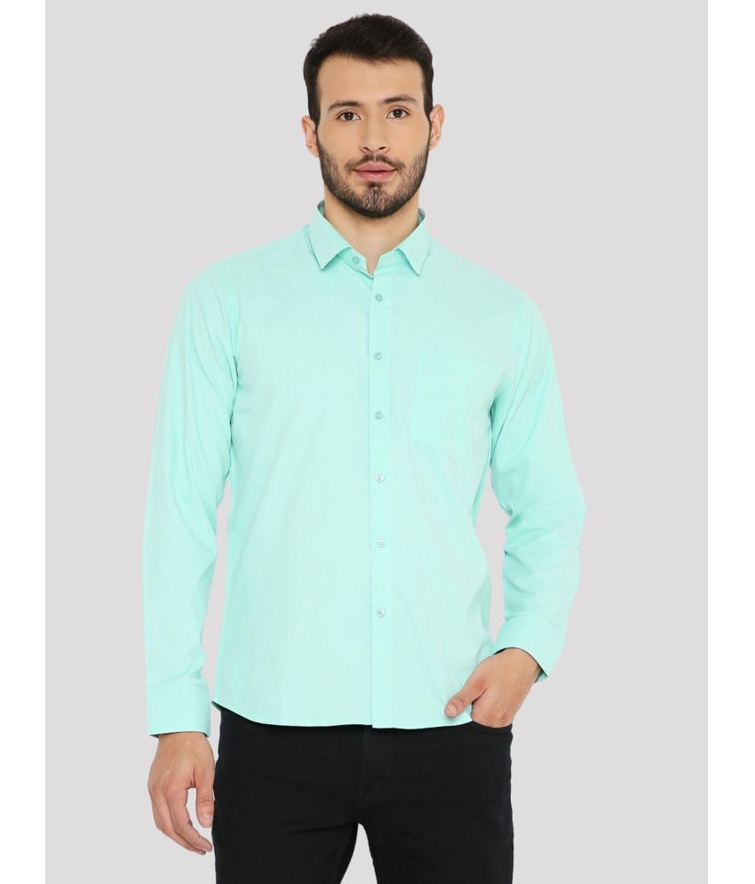     			Maharaja - Green Polyester Slim Fit Men's Casual Shirt ( Pack of 1 )