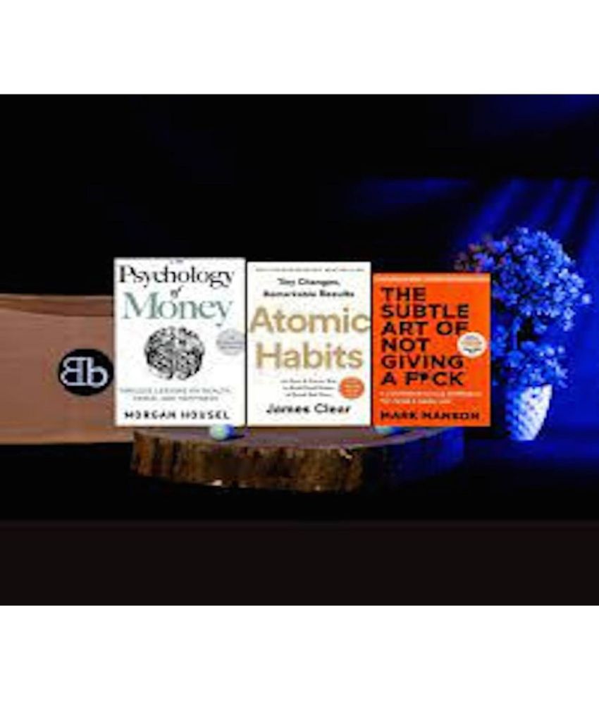     			Books Combo (Atomic Habit ,The Subtle Art Not Giving A F*ck, Psychology of money)- Paperback