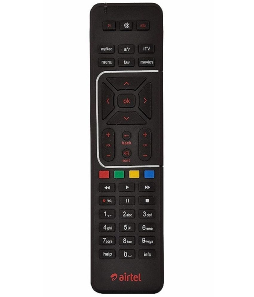 Buy Hybite Airtel HD Recording DTH Remote Compatible with Airtel SD HD