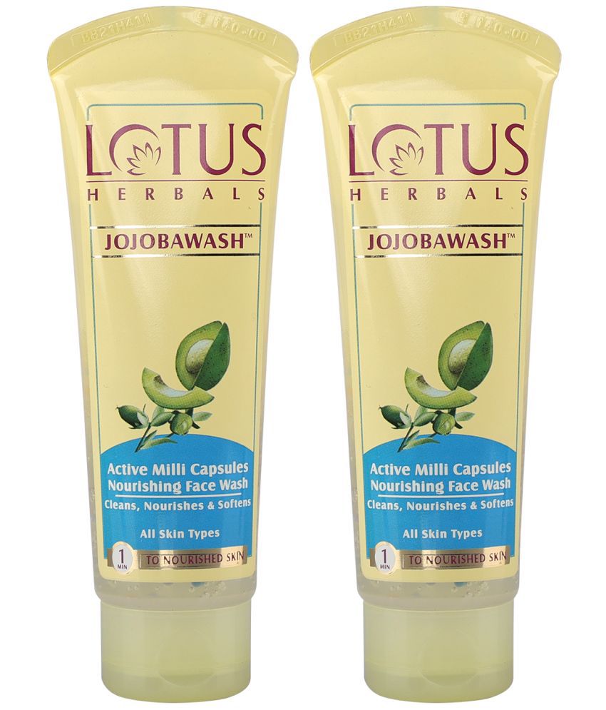     			Lotus Herbals Jojaba Face Wash, For All Skin Types, 150ml (Pack of 2)