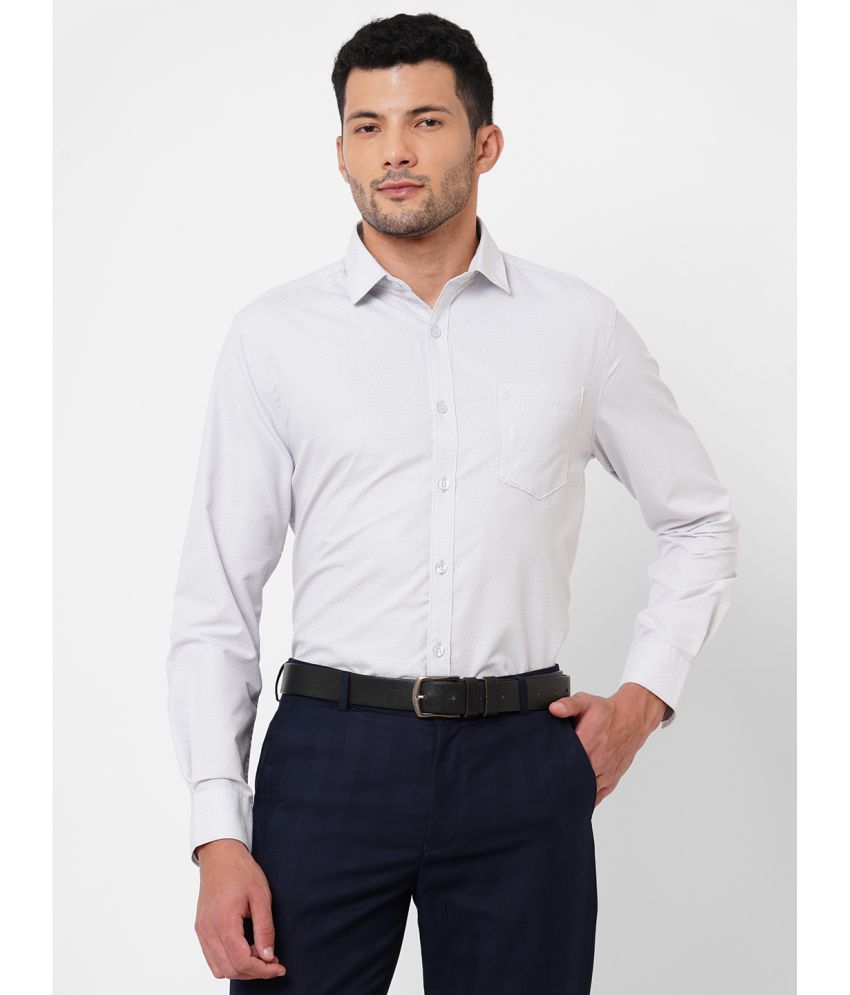     			Solemio - Grey Cotton Regular Fit Men's Formal Shirt ( Pack of 1 )