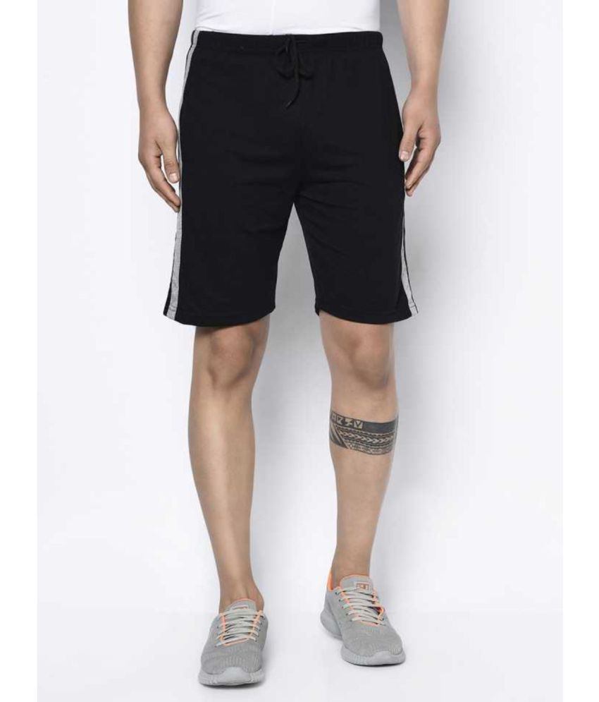     			Glito - Black Cotton Blend Men's Shorts ( Pack of 1 )