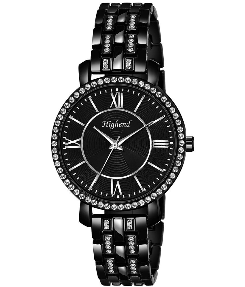 highend Black Stainless Steel Analog Womens Watch Price in India Buy