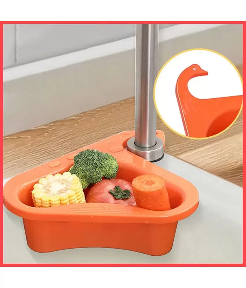 Buy Multipurpose Plastic Kitchen Sink Organizer Corner Dish Online at Low  Price in India - Snapdeal