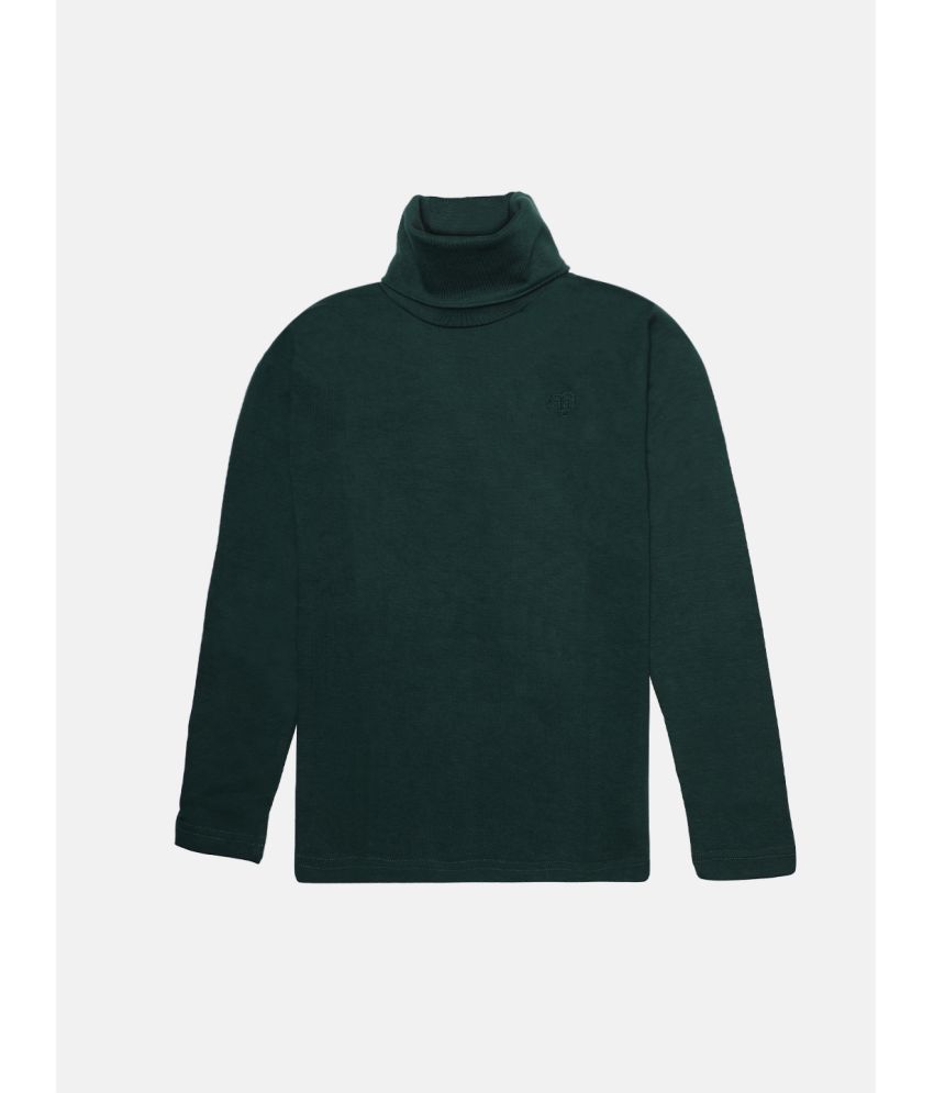 CHIMPRALA - Green Cotton Blend Boy's T-Shirt ( Pack of 1 )