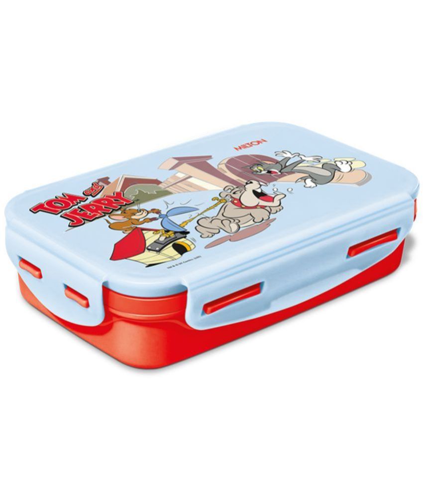     			MILTON Steely Prime Insulated Inner Stainless Steel Small Tiffin Box 400ml & Inner Dabba Spoon Red