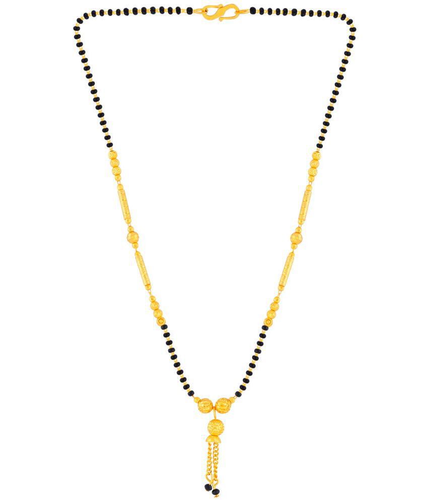    			Silver Shine - Golden Mangalsutra ( Pack of 1 )