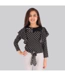 Cutecumber Pack of 1 Girls Polyester Top ( Black )